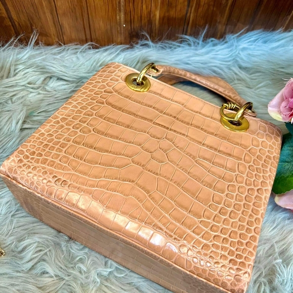 Christian Dior, Lady Dior Crocodile (Exotic)SUPER SALE FOR A CROC SKIN LADY DIOR - Picture 6 of 10
